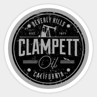 Clampett Oil Sticker